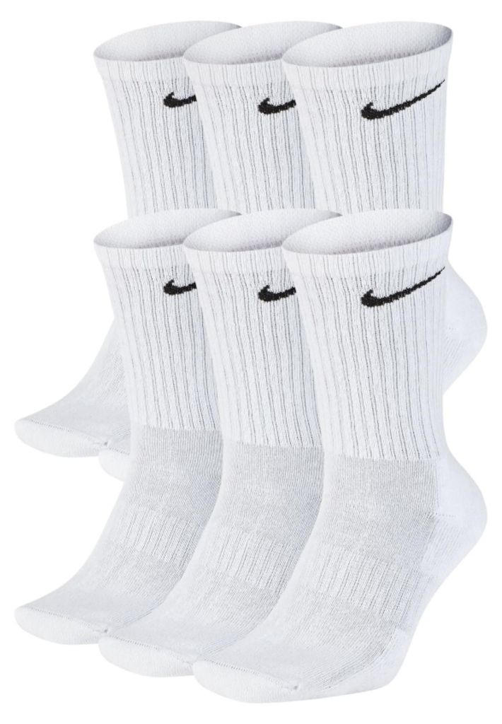 NIKE Everyday Cushioned Crew Socken Farbe: Weiß/Schwarz; Produktbild 