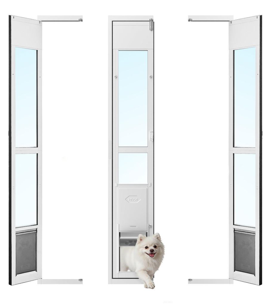 VEVOR Hundeklappe für Glasschiebetüren, Hundetür Produktbild 