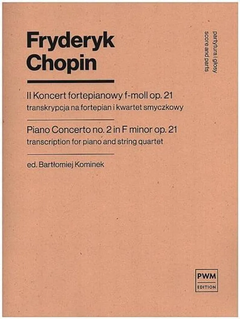 Concerto fa mineur op.21 Chopin : Partition Lisible et Pratique