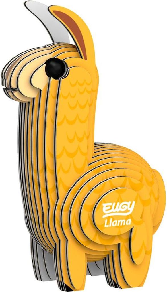 Eugy 3D Modell Wildtier Lama Karton Bausatz 6+ Produktbild 