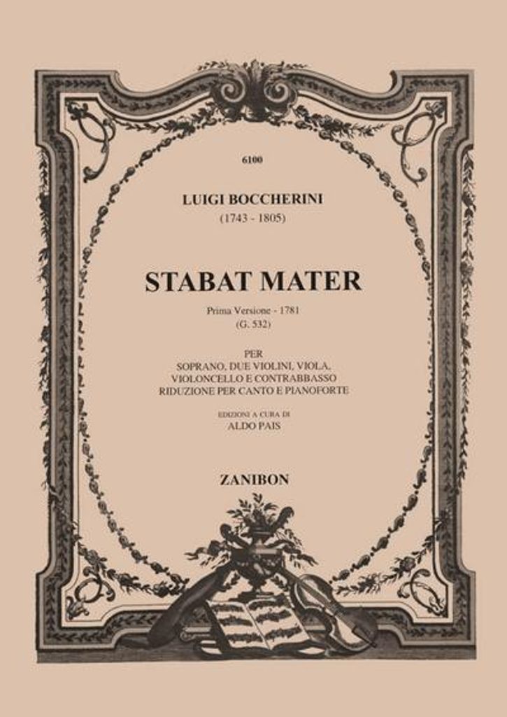 Stabat mater prima versione G532für Sopran und Streicher