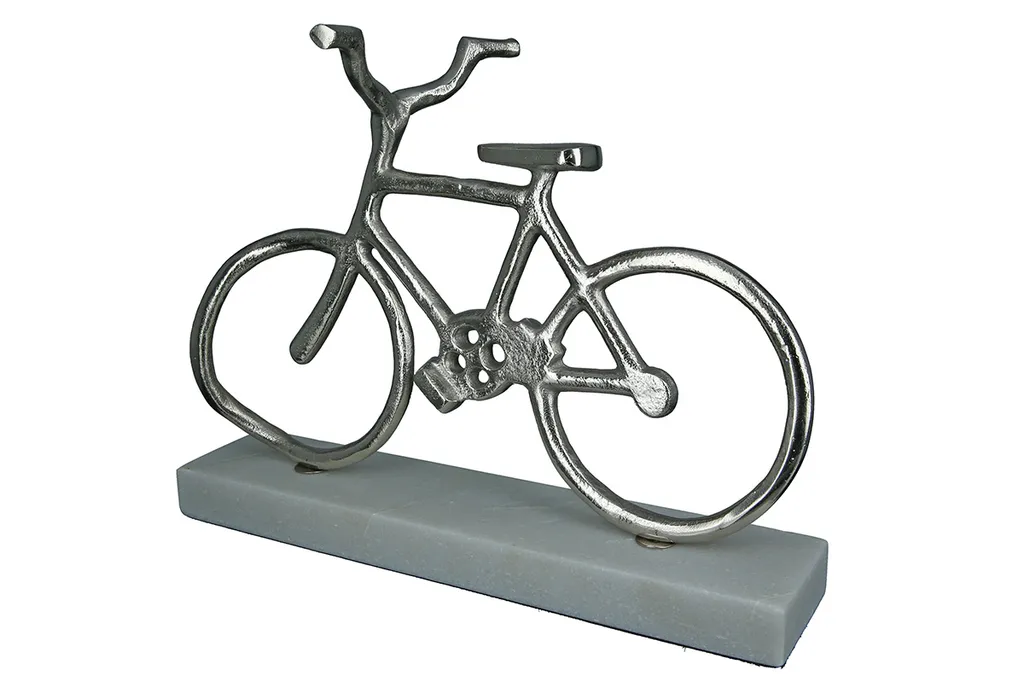 Vélo Gilde sur base alu hauteur 28 cm - Objet de décoration design moderne