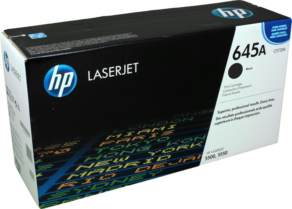 HP 645A tonercartridge - zwart - voor laserprinters - Productafbeelding 