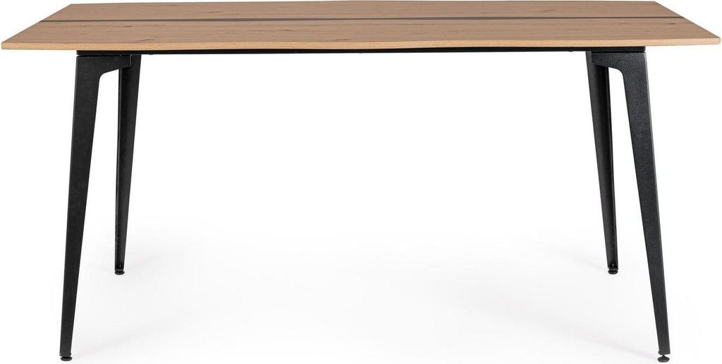 Tavolo Melys 160 x 90 x 75 cm truciolato MDF acciaio nero Immagine del prodotto 