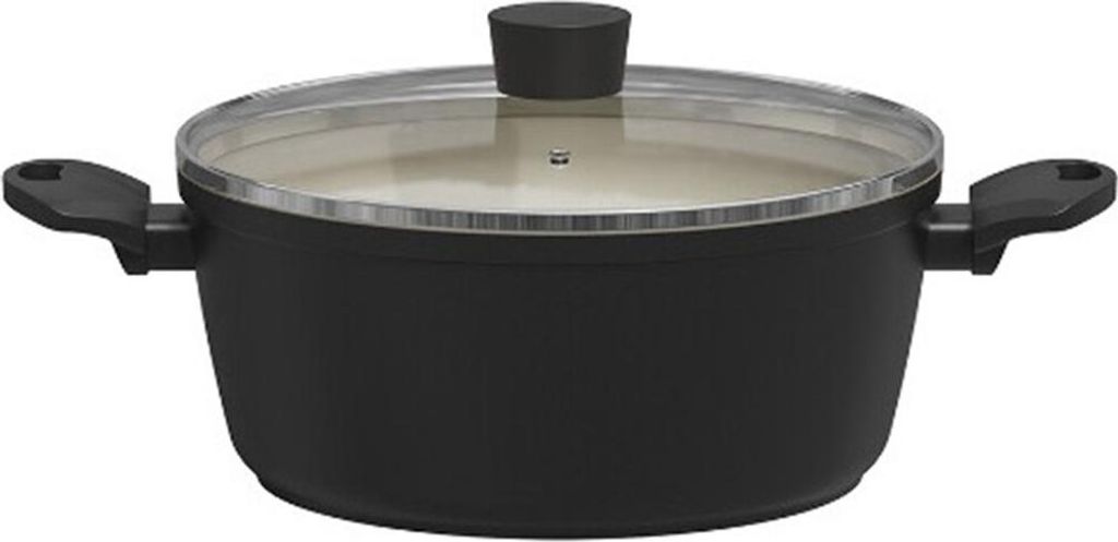Michelino Nora New Line Fleischtopf mit Glasdeckel & Produktbild 