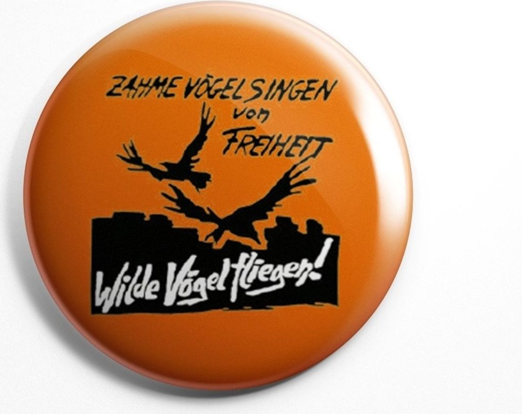 Wilde Vögel - Button 25mm