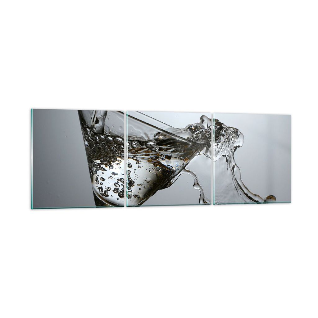 Bilder auf glas - Funkeln trinken glas - 150x50cm - Glasbilder - Wandbilder - Kunstdruck - zum Aufhängen bereit - Wanddekoration aus Glas - Glas B...