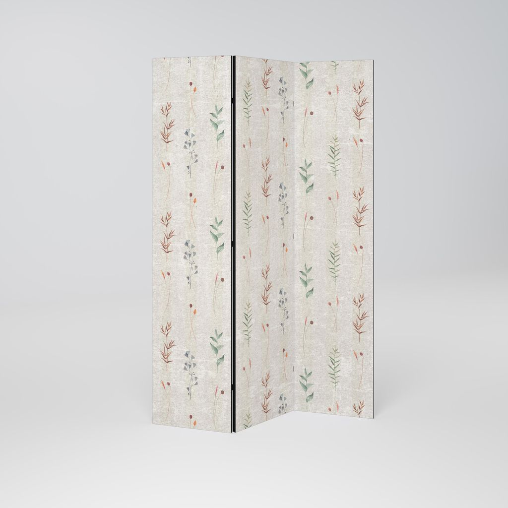 SpaceRebels Paravent Raumteiler - 3-teilig Raumtrenner, Druck 1-Seite - Raumtrenner - Trennwand Wohnung - Room Divider - Spanische Wand Deko Modern...