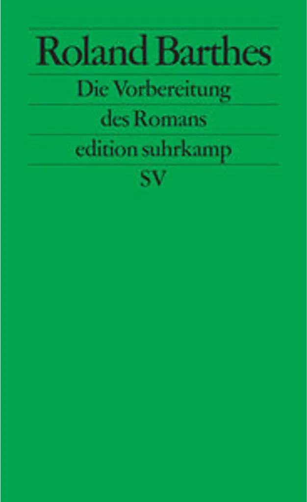 Die Vorbereitung des Romans : décrypter la structure du roman moderne