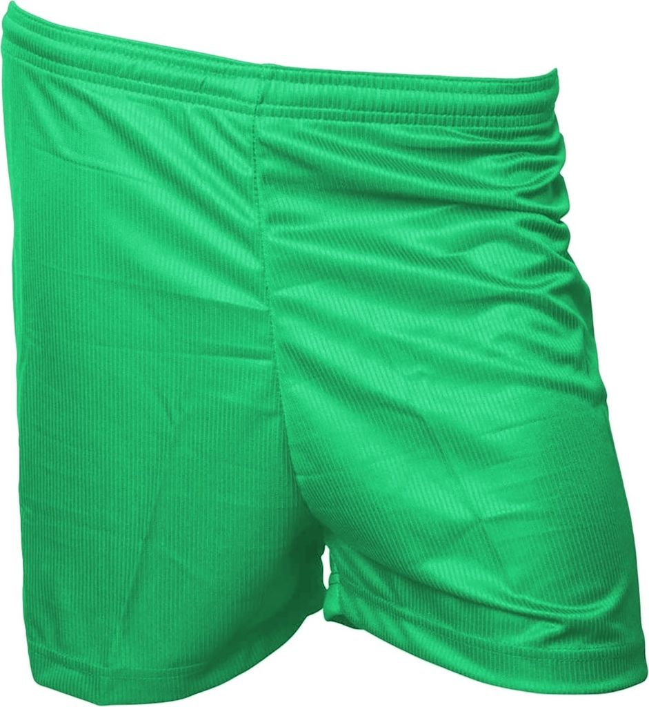 Precision Erwachsenen-Fußballshorts mit Mikro-Streifen RD124 (2XL) (Grün)
