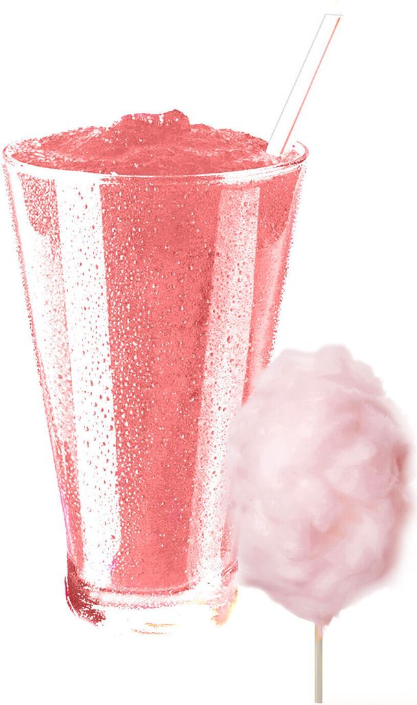 Zuckerwatte Rosa Smoothie Pulver 1 kg