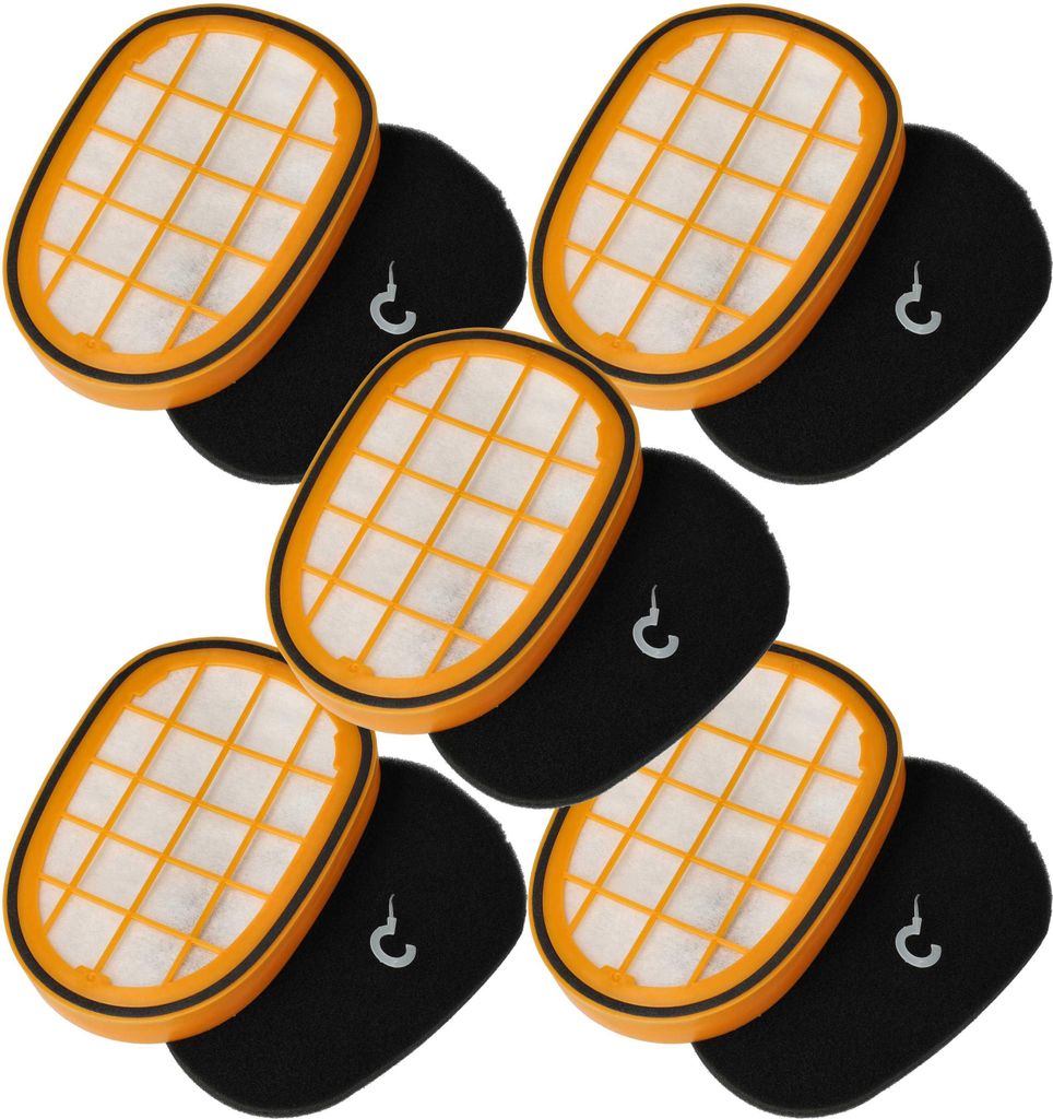 vhbw 5x Vormotor-Filter, 5x Motorschutz-Filter kompatibel Produktbild 