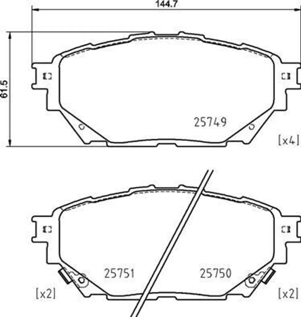 Plaquettes Brembo P 54 065 : Éliminez les Bruits et Améliorez le Freinage