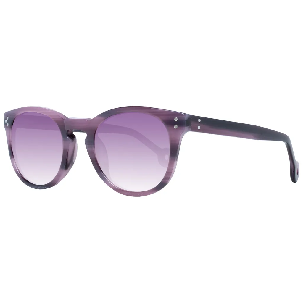 Lunettes de soleil ovales en acétate de luxe Hally & Son HS503