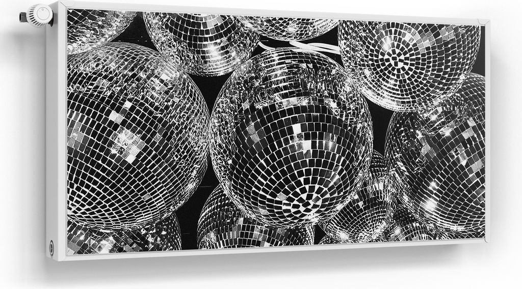 DEQORI Magnetmatte Heizung beschreibbar 120x60 cm 'Glanz der Nacht' Magnetfolie