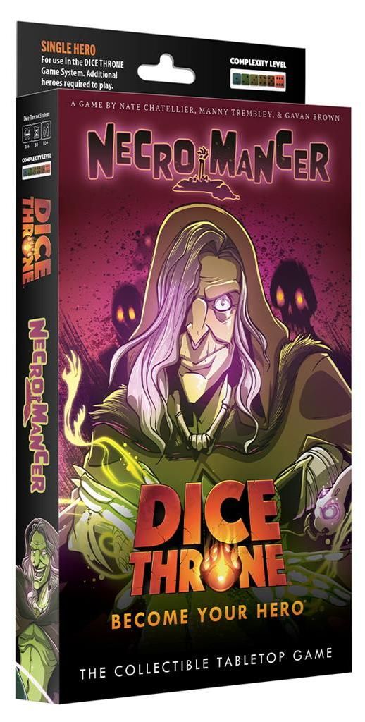 Dice Throne: Balíček hrdiny Nekromanta - Kostková hra - Obrázek produktu 