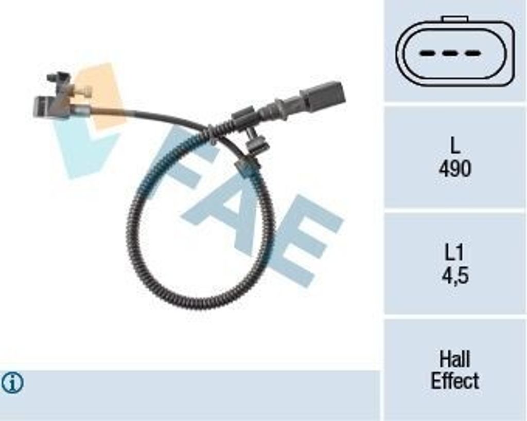 FAE 79384 Kurbelwellensensor Impulsgeber für VW Golf IV Schrägheck (1J1)