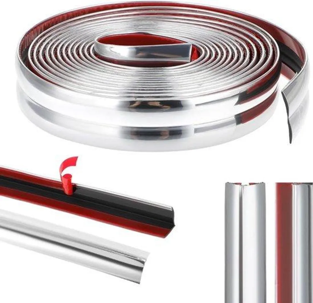 Protections d'angle autocollantes argentées 30cm pour intérieur/extérieur