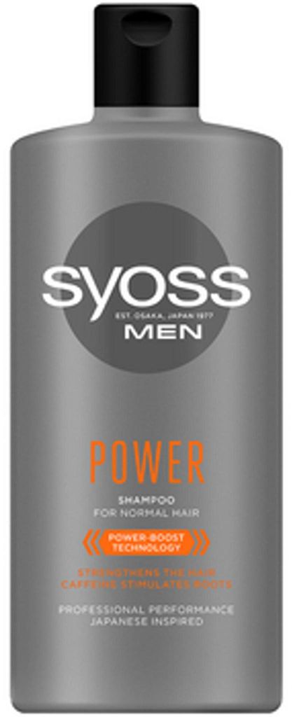 SYOSS Men Power Shampoo fr normales Haar 440ml Produktbild 