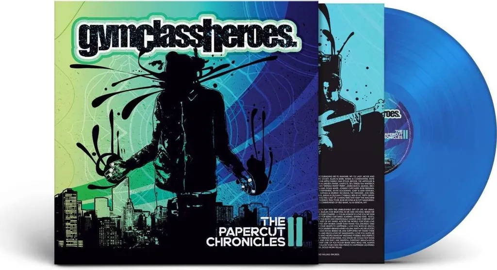 Collectionnez le Vinyle Rare Gym Class Heroes Papercut Chronicles II Bleu