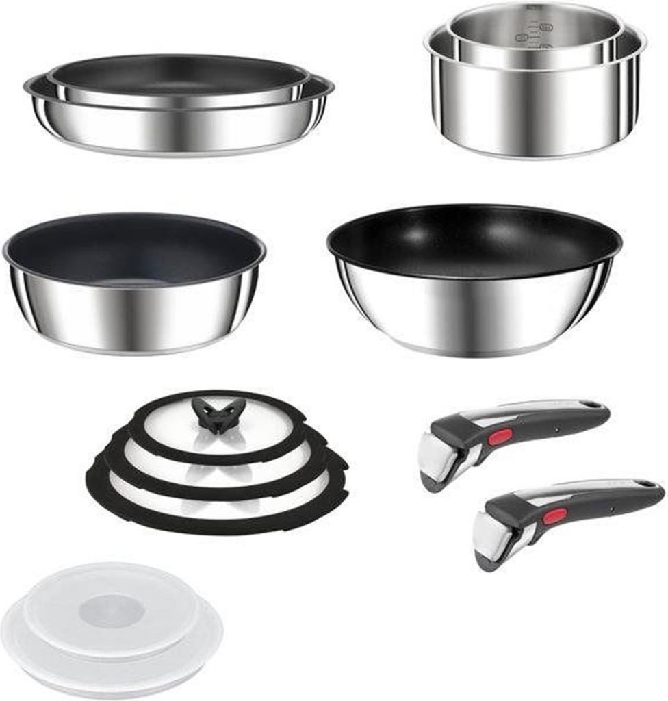 Tefal Ingenio Preference L97494, Gemischtes Set, Edelstahl, Edelstahl, Titan, Edelstahl, Thermo-Punkt