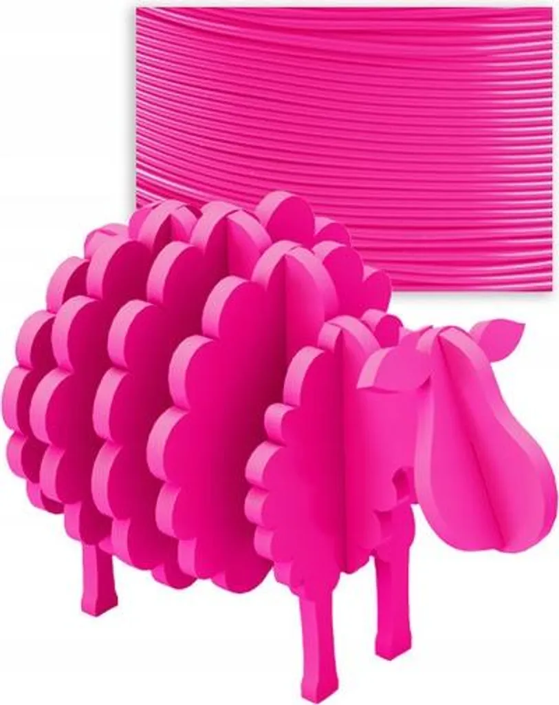 Filament 3D PLA rose Banach 1kg idéal pour prototypage et design