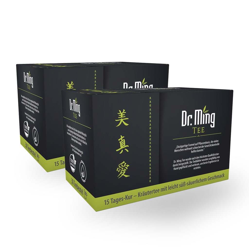 Dr. MING Tee 2er Set, Grüner Tee mit Zitronengras, Produktbild