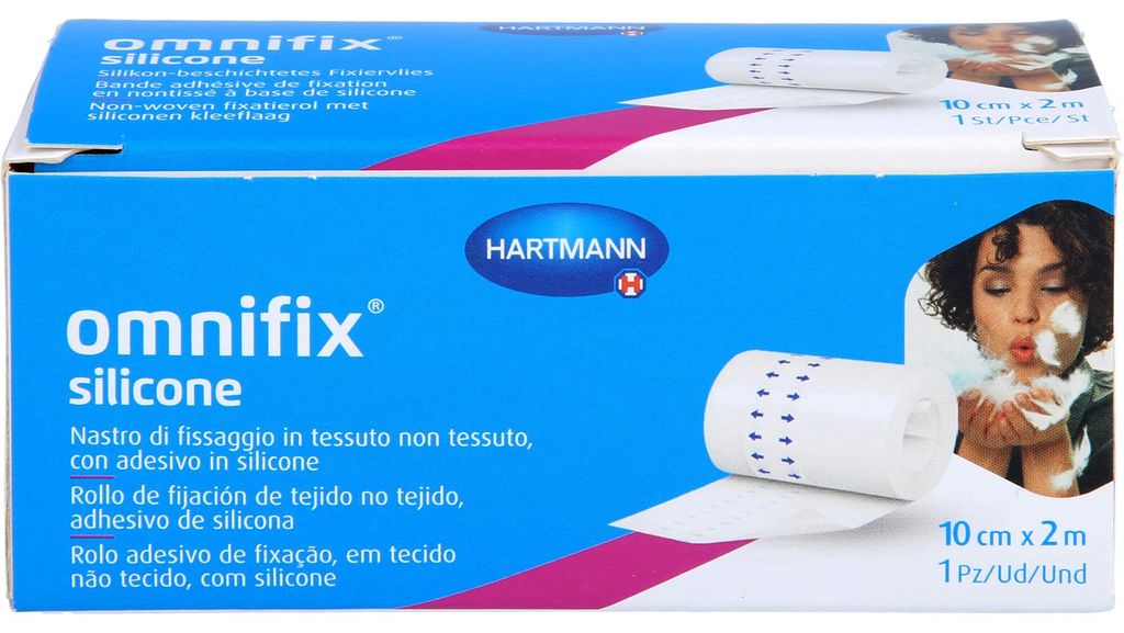 Omnifix silicone 10 cm x 2m, 1 St PFL
