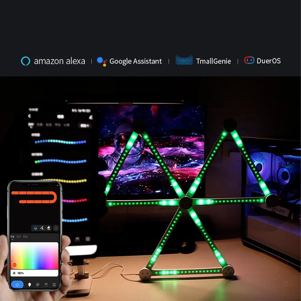 Ruban LED Intelligent Noir INF - Éclairage Ambiant Bluetooth DIY - 3