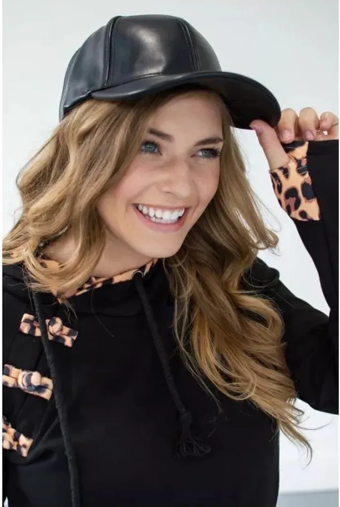 Cappello Baseball Donna CZ12BOR - Regolabile e Pieghevole per Viaggi - 3