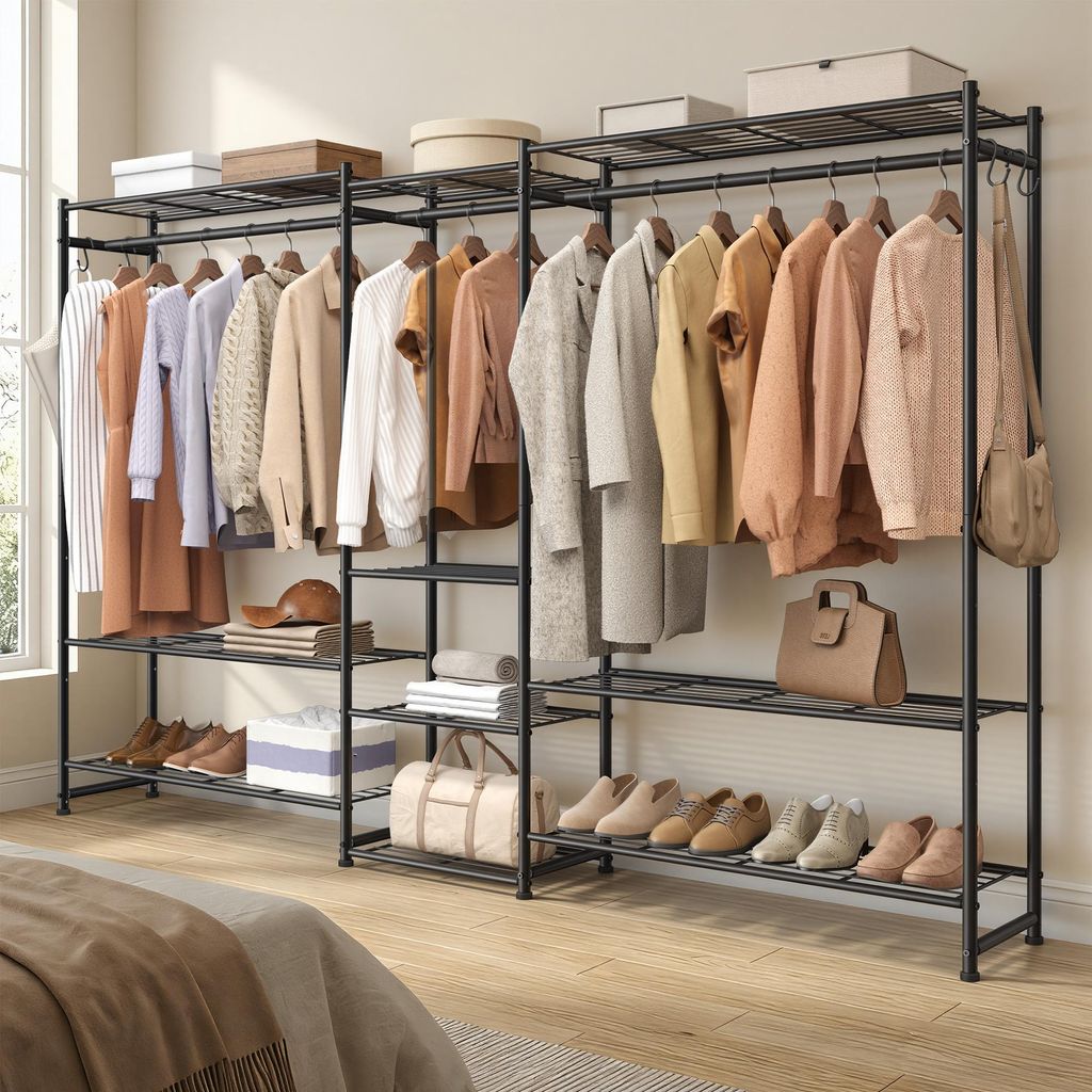 SONGMICS Kleiderständer, offener Kleiderschrank, Produktbild 