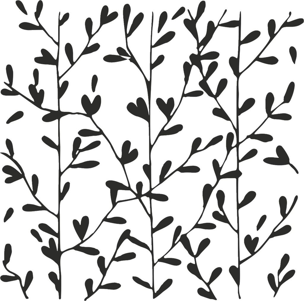 HEYDA 211801705 Stempel Hintergrundstempel Branches Holz matt lackiert