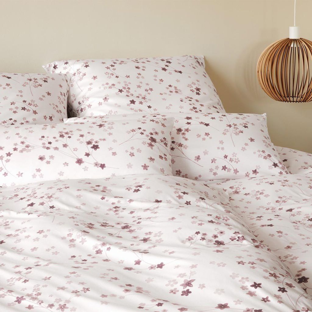 elegante Mako-Jersey Kissenbezug einzeln Pretty Farbe Rouge Größe 40x80
