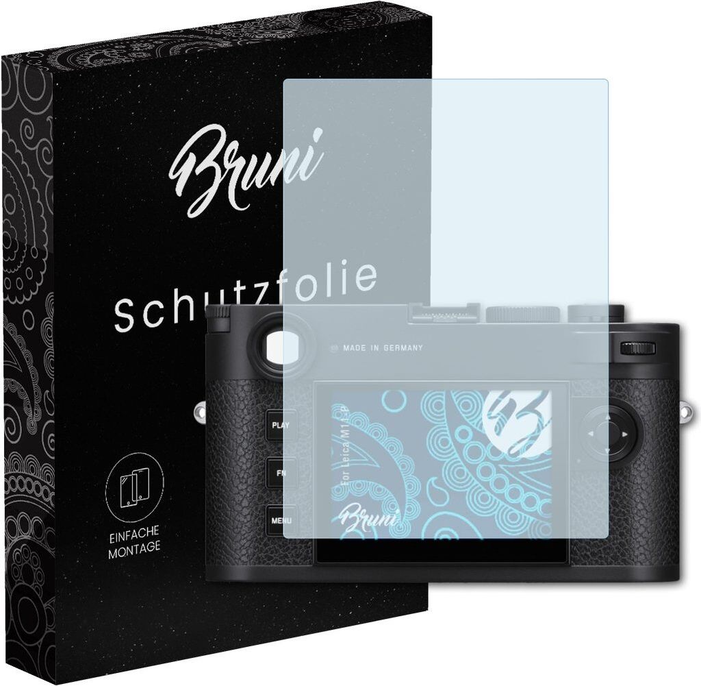 Bruni Basics-Clear 2x Schutzfolie kompatibel mit Leica M11-P Folie