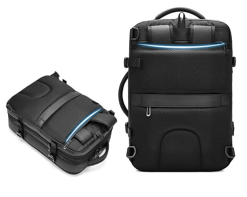 Sac à dos ordinateur portable avec port USB et compartiments multiples