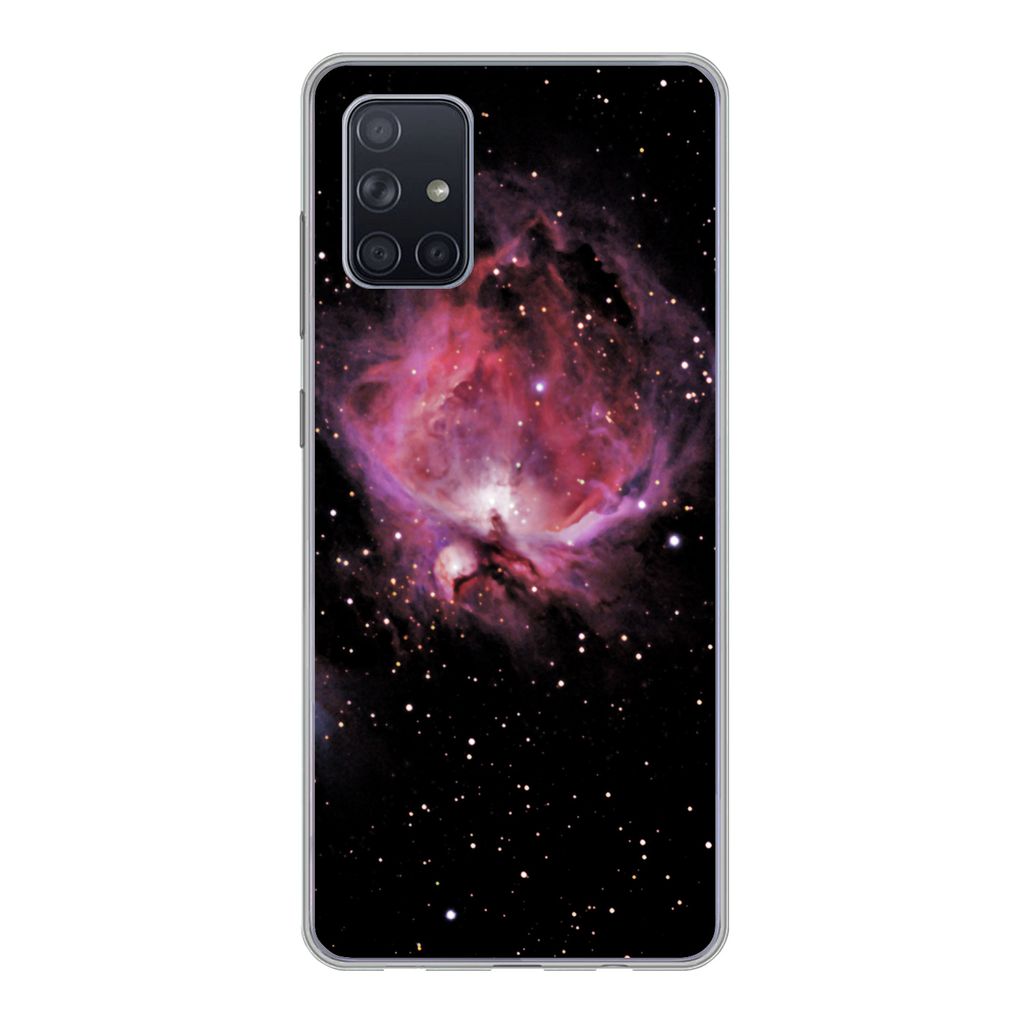 MuchoWow Handyhülle Schutzhülle Hülle für Samsung Galaxy A51 5G Konstellation - Weltraum - Orion - Jungen - Mädchen - Kinder Silikon Softcas...
