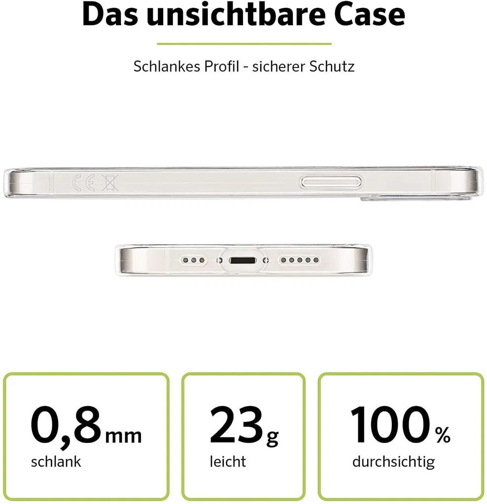 Housse iPhone 12 Mini transparente Artwizz NoCase - Gardez le design