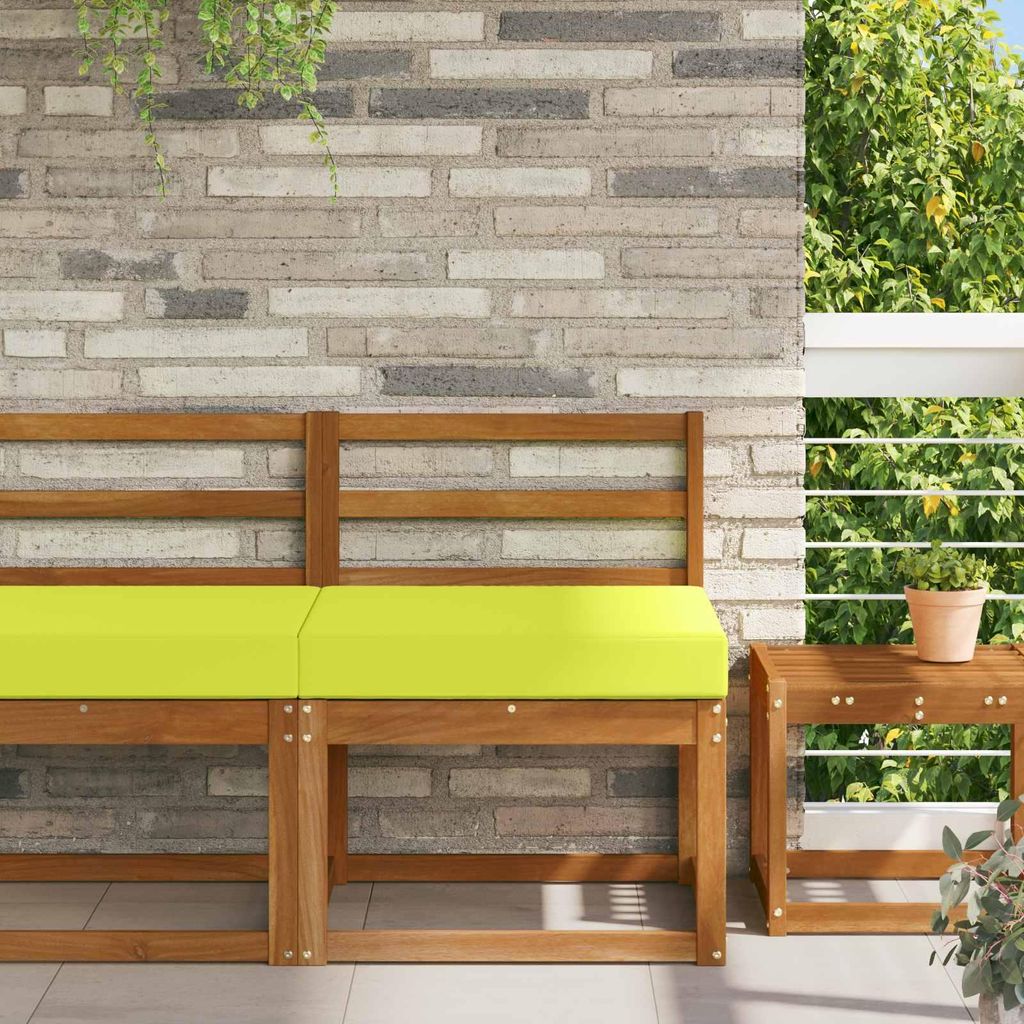 Sofakissen für draußen - CLORIS - Sitzkissen - Grün 60x60x8 cm Polyester - Gartenmöbelauflagen C1655