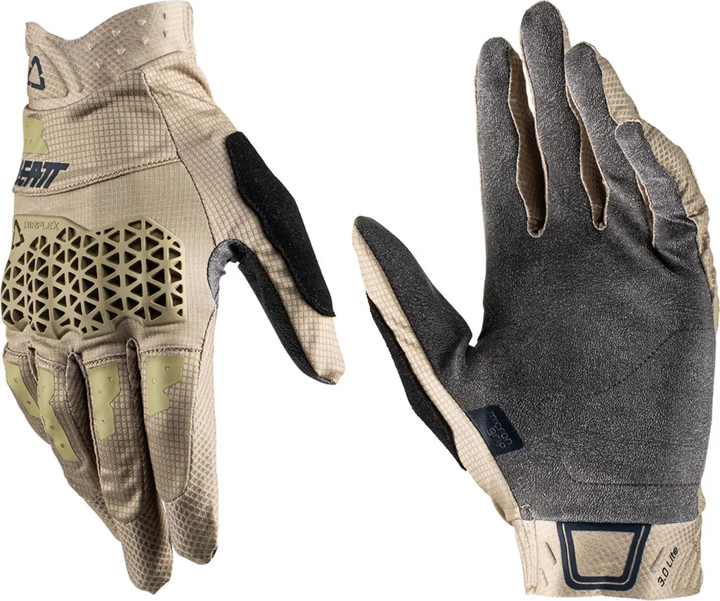 Gants de vélo tout-terrain Leatt DBX 3.0 Lite Dune Beige en taille S