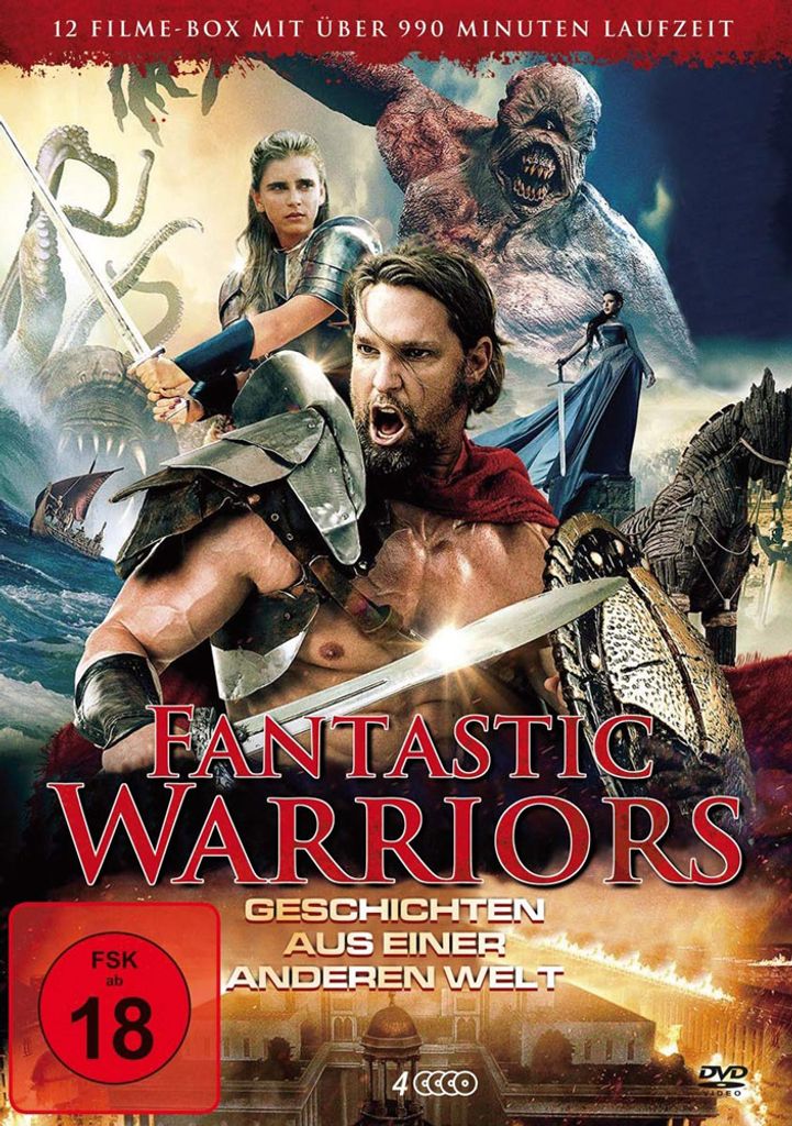 4 DVDs Fantastic Warriors