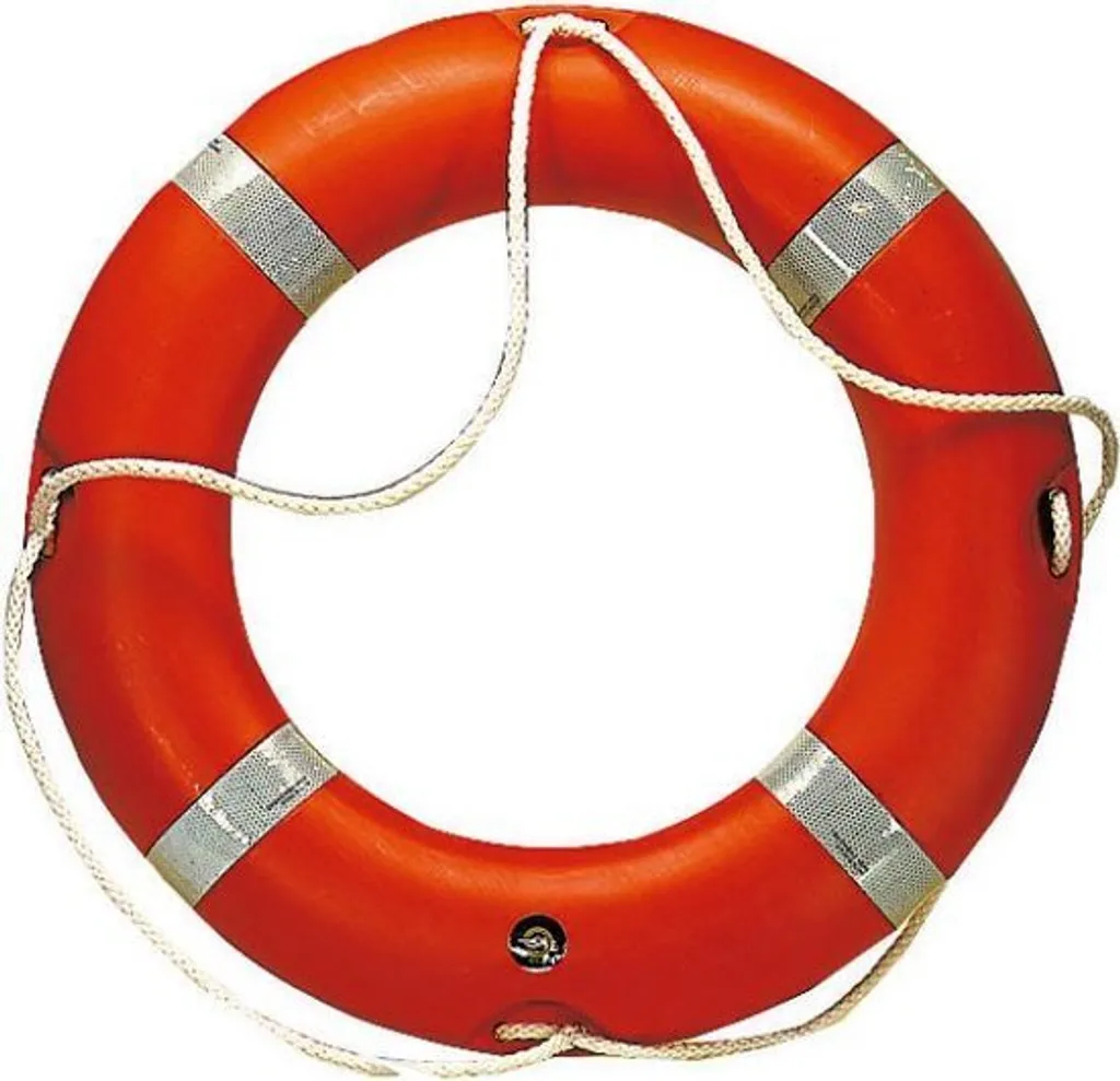 Bouée de sauvetage pour bateau et piscine - Sécurité 45x75 cm 3 kg