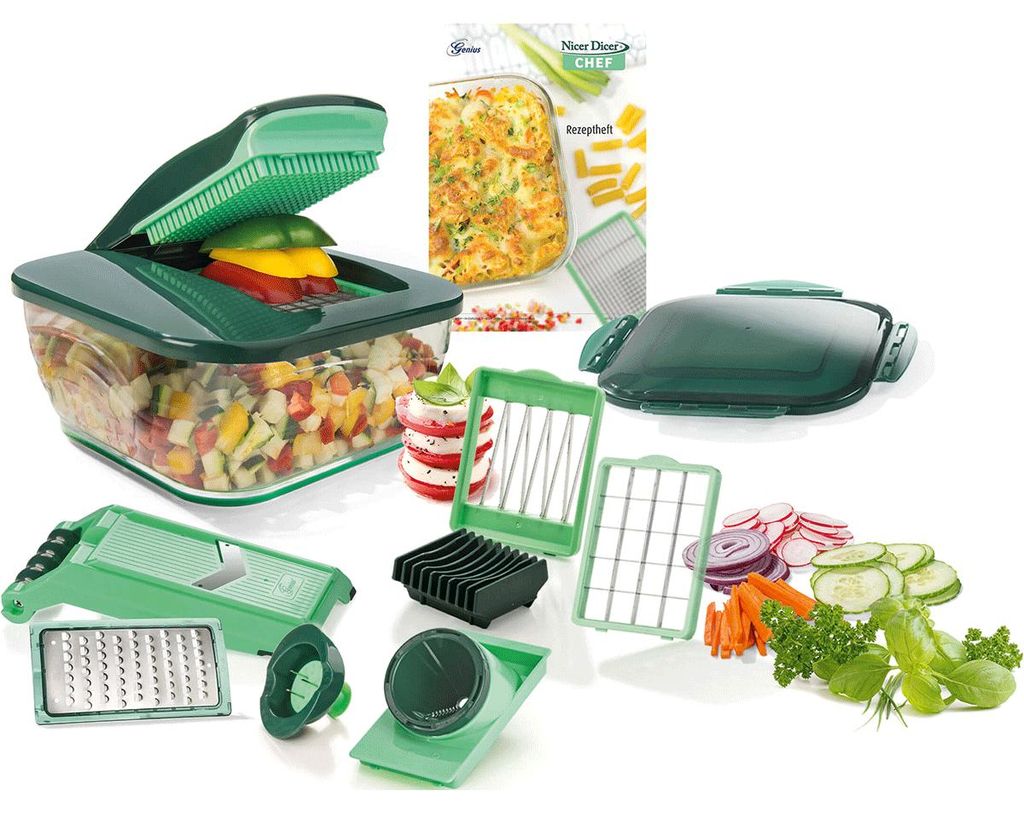 Genius 27061 Gemüseschneider Nicer Dicer Chef 15tlg Productafbeelding 