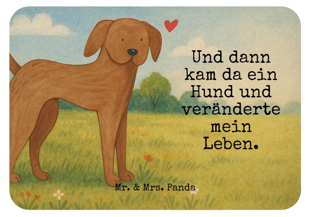 Mr. & Mrs. Panda magnet Hund Dogge Design - Weiß - Geschenk, Pinnwandmagnet, Kühlschrankmagnet, tafelmagnet, zettelhalter, Sprüche, Herz, whiteb...