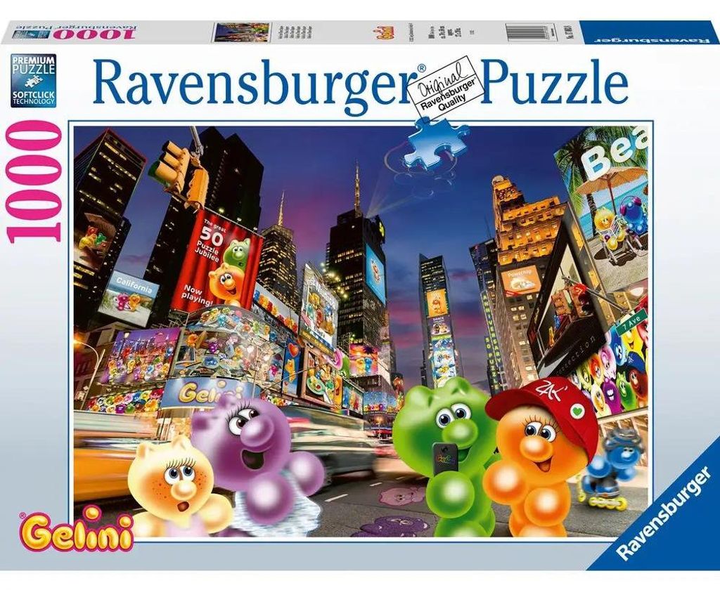 RAVENSBURGER Puzzle Gelini auf dem Time Square 1000 Teile