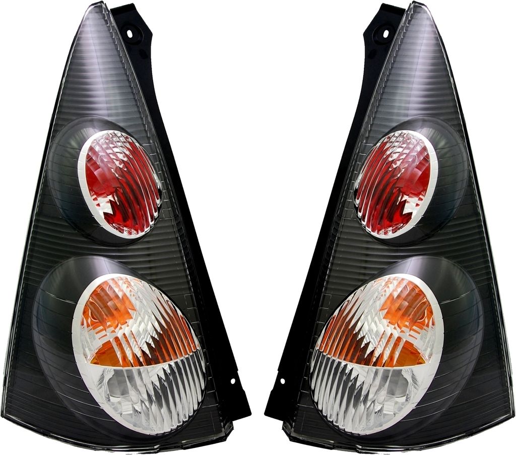 TYC Rückleuchten Set für Peugeot 107 Citroen C1 Schwarz Produktbild 
