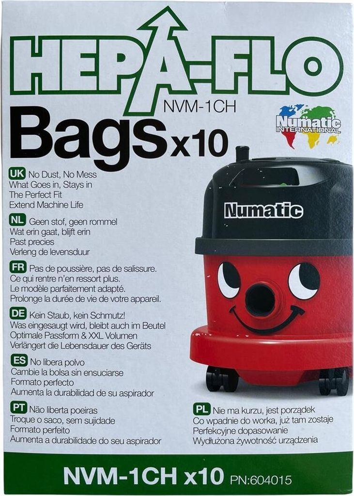 Numatic Hepa-Flo Hochleistungsfilter NVM 1CH Produktbild 16