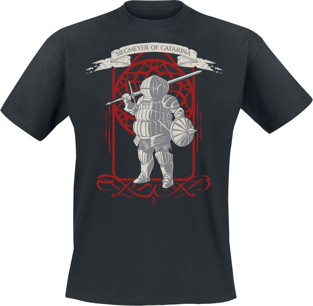 Dark Souls T-Shirt Herren Sigmeyer Of Catarina schwarz S