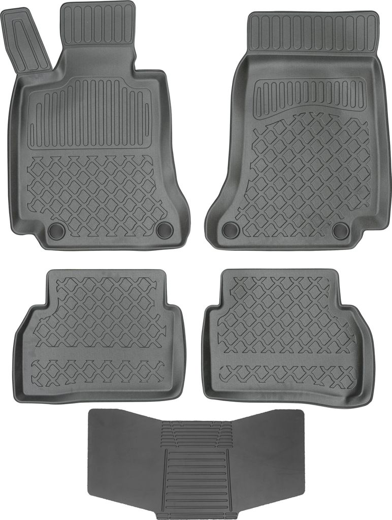 ARISTAR 603344 Matten + Bezug 251992 - Mercedes C-Klasse W205 2014-2021 STOP. MONTAGE MS vorne