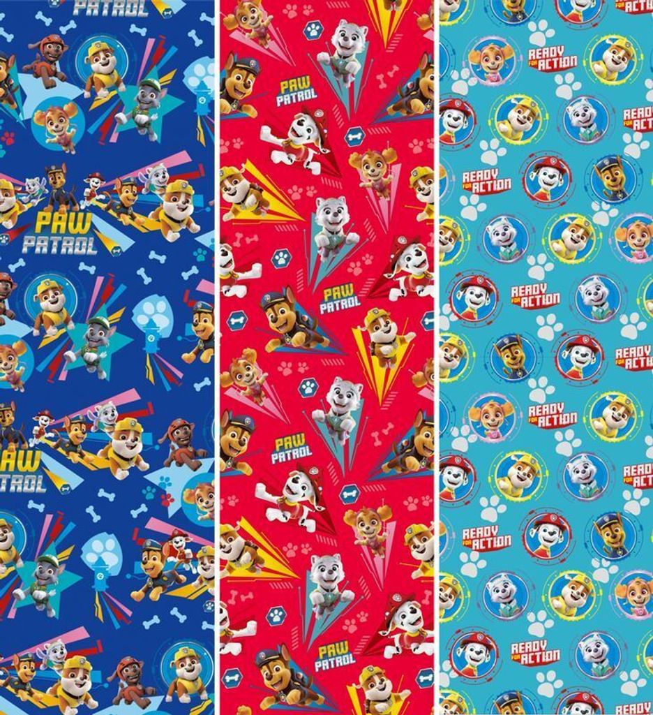 Paw Patrol Geschenkpapier 1 Rolle Produktbild 2
