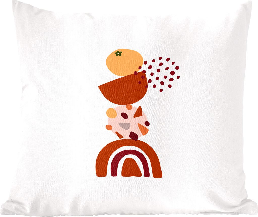 MuchoWow Zierkissen Sofakissen Wohnzimmer Dekokissen 50x50 cm Winter - Design - Abstrakt - Komfort - Sofakissen